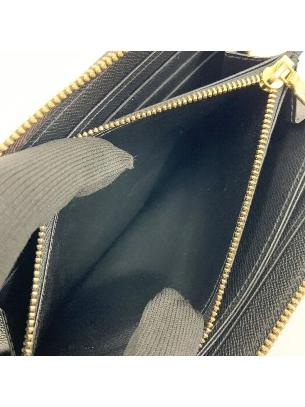 Louis Vuitton Giant Monogram Reverse Zippy Wallet Zip Around Brown